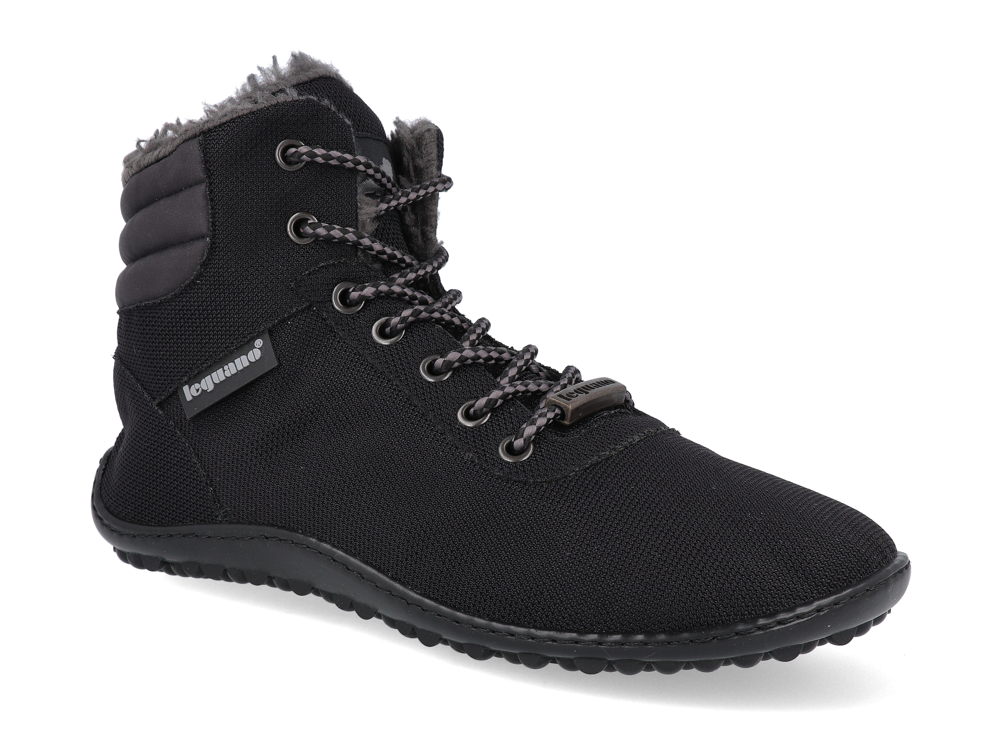 Členková barefoot zimná obuv Leguano - Kosmo čierne Veľkosť: 40