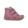 barefoot zimni obuv bundgaard petit mid lamb dark rose BG101155 726 1