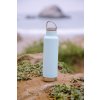 Nerezová termoláhev Klean Kanteen - Classic w/Loop Cap blue tint 592 ml