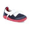732604E barefoot capacky bobux step up play knit navy red 1