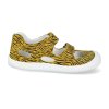 07M018.001 701 barefoot sandalky koel4kids dalila suede yellow zebra 2