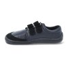 BF0001 W N SO JUST BL barefoot tenisky beda blue just black s velurovym okopem cerne 4