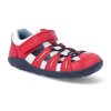 637207 barefoot sandaly bobux summit red navy 1