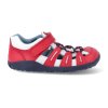 637207 barefoot sandaly bobux summit red navy 2
