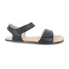 T202 61 barefoot sandaly protetika belita cerna metalicka 2