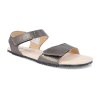 T202 42 barefoot sandaly protetika belita bronzova metalicka 1