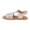TWAV1 3792 barefoot sandalky tip toey joey little wave metalic salmon 4