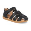 BBB225129 BK barefoot sandalky little blue lamb little fisherman black cerne 1