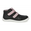 F FALL BLACK PINK barefoot kotnikova obuv s membranou baby bare febo fall black pink cerne 2
