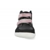 F FALL BLACK PINK barefoot kotnikova obuv s membranou baby bare febo fall black pink cerne 3
