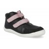 F FALL BLACK PINK barefoot kotnikova obuv s membranou baby bare febo fall black pink cerne 1
