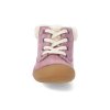 33 13989 29 barefoot zimni obuv lurchi frozy suede wildberry ruzova 3