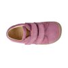 barefoot tenisky koel4kids korkid velour pink 1