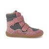 G3160189 7A barefoot zimni obuv s membranou froddo bf tex winter grey pink ruzova 2