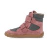G3160189 7A barefoot zimni obuv s membranou froddo bf tex winter grey pink ruzova 4