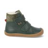 07T003.102 305 barefoot zimni obuv s membranou koel4kids emil nappa tex green zelena 2