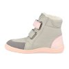 FEBO W GP A barefoot zimni obuv s membranou baby bare febo winter grey pink asfaltico 4