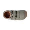 barefoot kotnikova obuv bundgaard petit velcro army 1