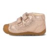 BG101068 985 barefoot kotnikova obuv bundgaard petit velcro rose cloud ruzova 4