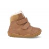 BN12700W700 barefoot zimni obuv s membranou blifestyle gibbon bio tex wool beige hneda 2