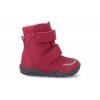 BN12708W640 barefoot zimni obuv s membranou blifestyle pekari bio tex wool himbeere cervena 2