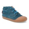 09M001.210 130 barefoot kotnikova obuv koel4kids avery bio nubuk turquoise tyrkysova 1