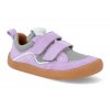 G3130223 6 barefoot textilni tenisky froddo bf d velcro lilac fialove 1
