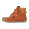 07T003.102 550 barefoot zimni obuv s membranou koel4kids emil nappa tex cognac 24 31 NEW 4