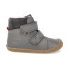 07T003.102 410 barefoot zimni obuv s membranou koel4kids emil nappa tex grey seda 2
