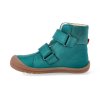 barefoot zimni obuv s membranou koel4kids emil nappa tex turquoise 24 31 07T003.102 130 4