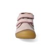 kotnikova barefoot obuv bundgaard petit velcro old rose 3