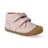 kotnikova barefoot obuv bundgaard petit velcro old rose 2