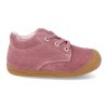 33 13982 29 barefoot kotnikova obuv lurchi flo suede wildberry ruzove 2