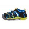 1022969 sportovni sandalky keen seacamp ii cnx k black brilliant blue cerne vegan 4