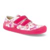 07M035.50B 650 barefoot platenky koel4kids dud textile fuchsia flowers ruzove 1