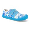 07M035.50B 150 barefoot platenky koel4kids dud textile cyan flowers modre 1