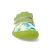 07M035.50B 320 barefoot platenky koel4kids dud textile mint flowers zelene 3