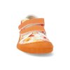 07M035.50B 460 barefoot platenky koel4kids dud textile orange flowers oranzove 3