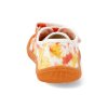 07M035.50B 460 barefoot platenky koel4kids dud textile orange flowers oranzove 5