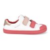 CB.RPL1 4273 barefoot tenisky tip toey joey ramp play white coral matte metalic salmon ruzove 2