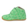 BN13404T809 jaro 2023 barefoot kotnikova obuv blifestyle babyraccoon bio nappa apfelgrun print zelen 4