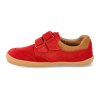 BV13400B660 barefoot tenisky blifestyle skink bio velours feuerrot cervene 4