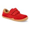 BV13400B660 barefoot tenisky blifestyle skink bio velours feuerrot cervene 1