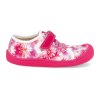 06M017.50B 650 barefoot platenky koel4kids bonie medium vegan fuchsia flowers ruzove 2