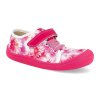 06M017.50B 650 barefoot platenky koel4kids bonie medium vegan fuchsia flowers ruzove 1