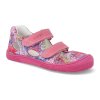 07M018.001 652 barefoot sandalky koel4kids dalila fantasy fuchsia flowers barevne 1