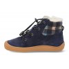 BEETLE L BLUE barefoot zimni obuv tikki shoes beetle leather blue modra 4