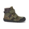 04T003.232 350 barefoot zimni obuv s membranou koel4kids milo hydro tex khaki zelena 2