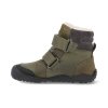04T003.232 350 barefoot zimni obuv s membranou koel4kids milo hydro tex khaki zelena 4