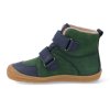 07W003.233 305 barefoot zimni detske kotnikove boty koel daro w hydro leather green zelena 4